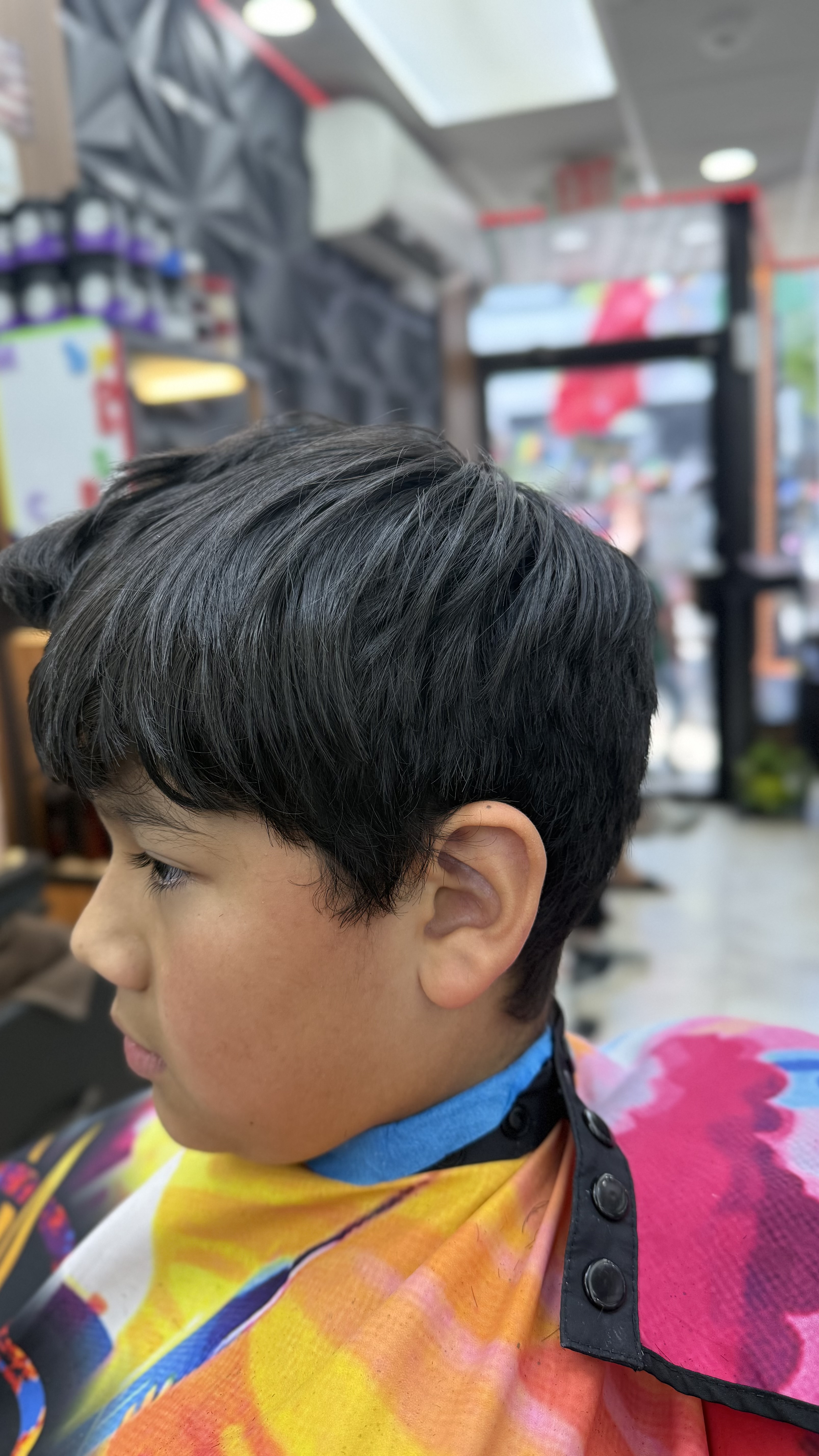 El Saky Before — client before haircut